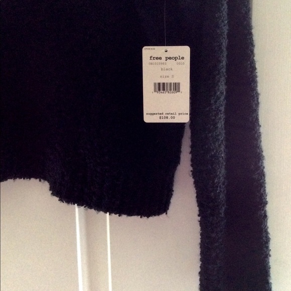 FREE PEOPLE Finders Keepers Sweater NWT Small Blk - Picture 7 of 12